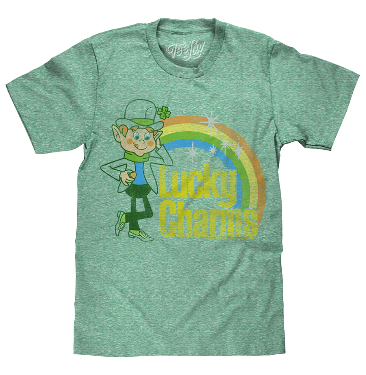 Lucky Charms Vintage Lucky the Leprechaun T-Shirt - Kelly Snow