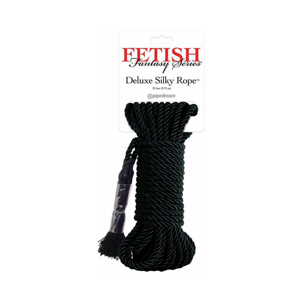 Fetish Fantasy Series Deluxe Silky Rope - Black