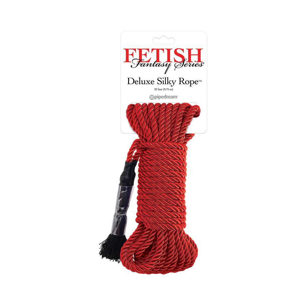 Fetish Fantasy Series Deluxe Silky Rope - Red