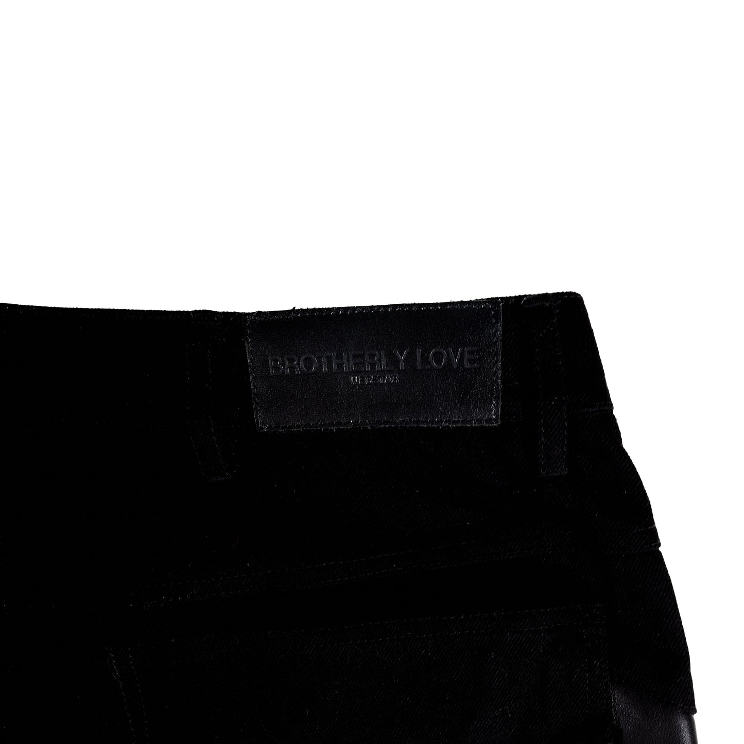 BL NOCTURNE LEATHER 3/4TH CAPRI PADDED DENIM