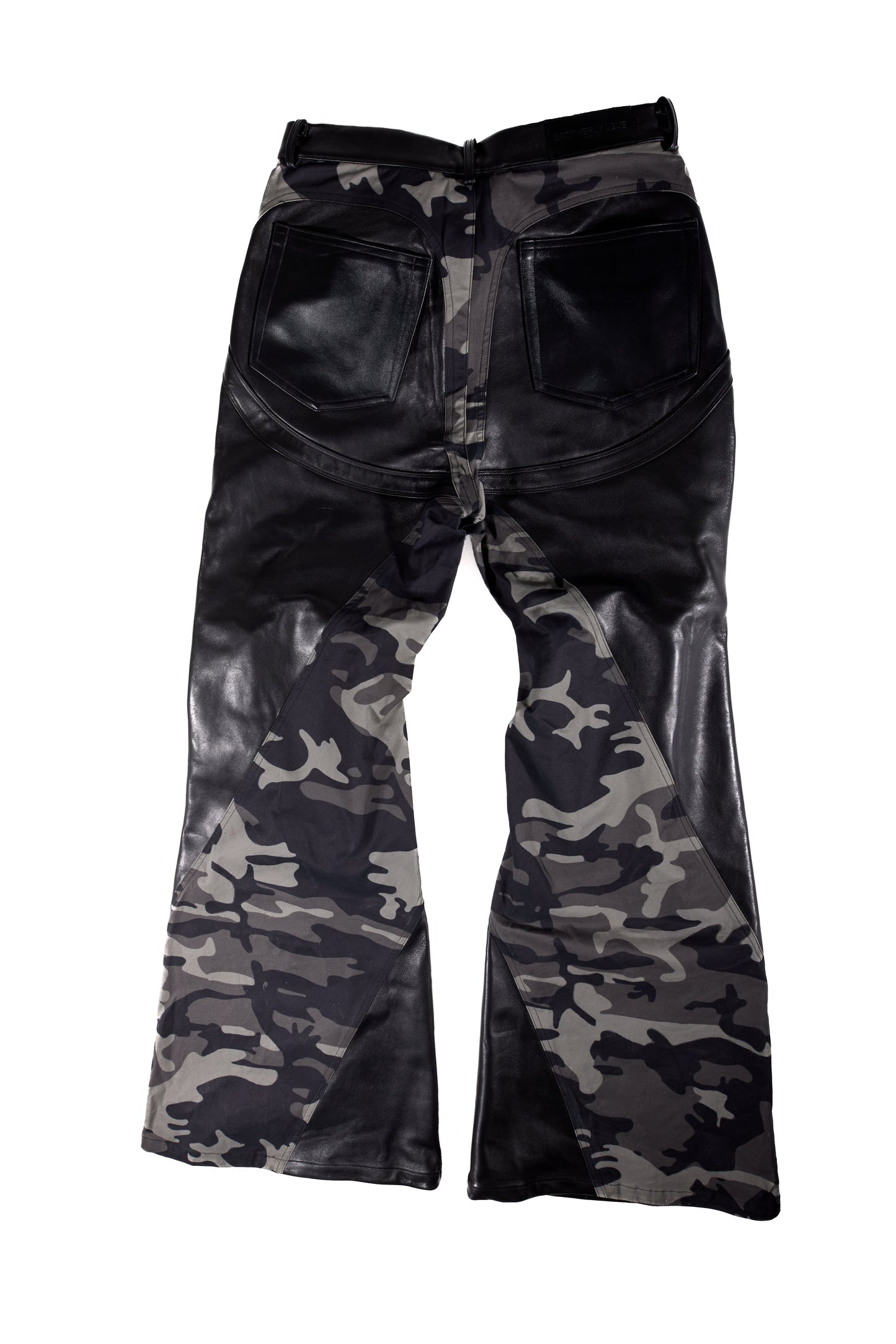 BL MUDCAMO FLARED LEATHER PANT