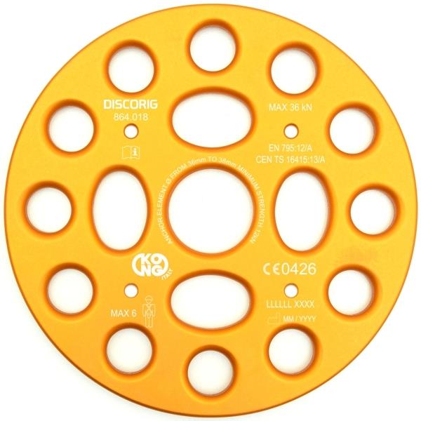 DiscoRig - Full Circle Rigging Plate – Rated - Anchor Multiplier – for Suspension