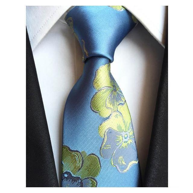 Floral Collection Wide Neckties - 14 Colors & Styles