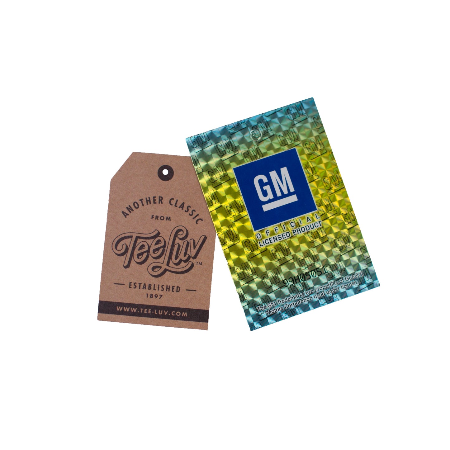 Chevy Corvette Genuine Performance Crossed Flags T-Shirt - Black