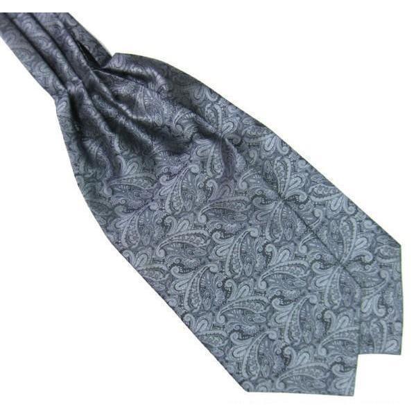 Gray Paisley Gentleman Collection Ascot/Cravat Tie