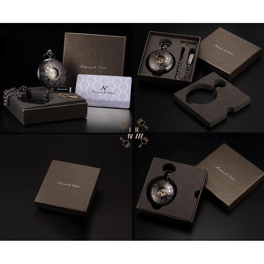 Men's Mechanical Skeleton Collection Pocket Watches - 3 Colors