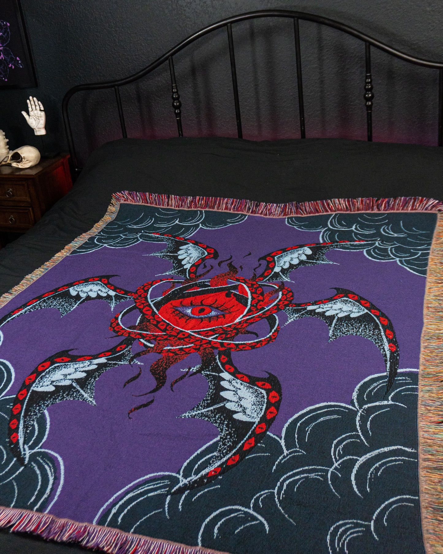 Mephisto - Seraphim Dark Angel Woven Blanket
