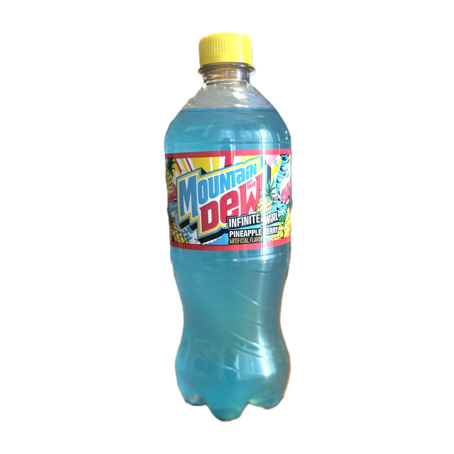 Mountain Dew Infinite Swirl – Pineapple Berry Soda 20 oz Bottle (US Exclusive)