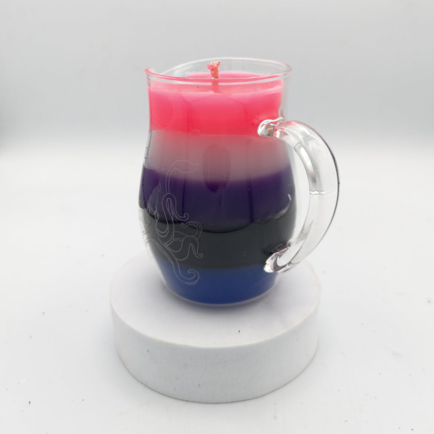 Pride flag in a Jar Wax Play Candle - Low Temp - Unscented - Pitcher Candle