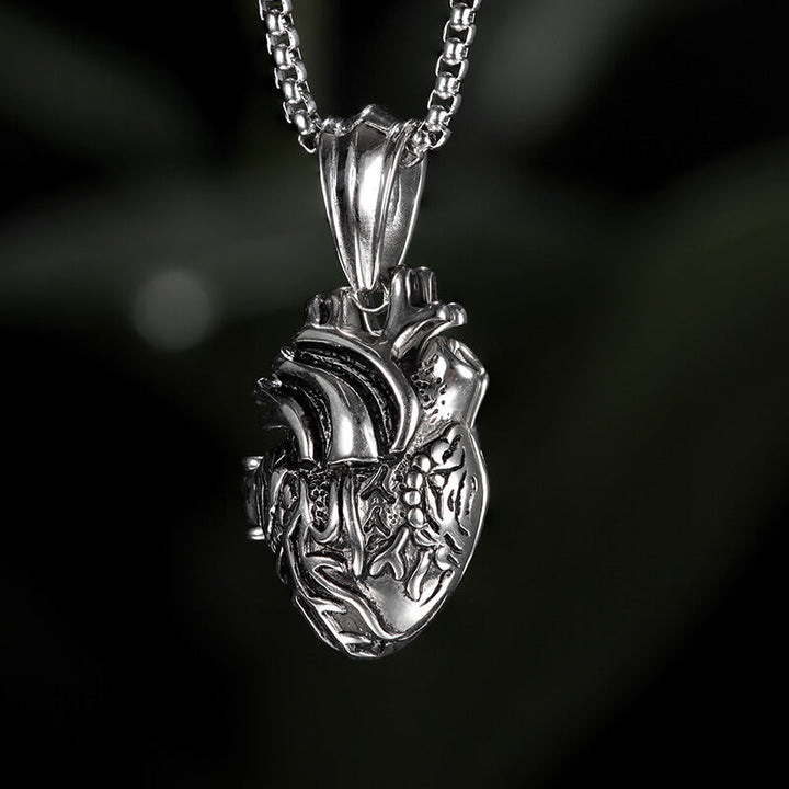 Heart Stainless Steel Open Necklace