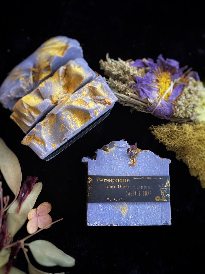 Persephone - Artisan, Superfatted, (Olive Oil Only) Cold- Processed Soap for the Face and Body