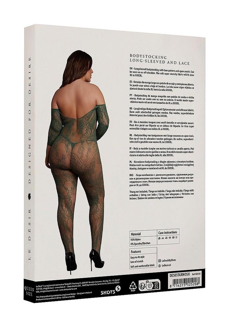 Le Désir Lace Long-Sleeved Bodystocking