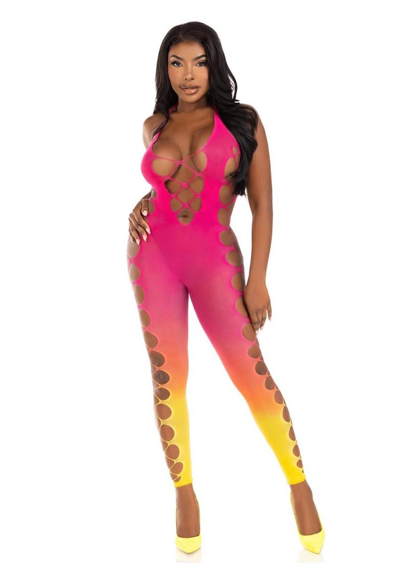 Sunset Ombre Seamless Bodystocking