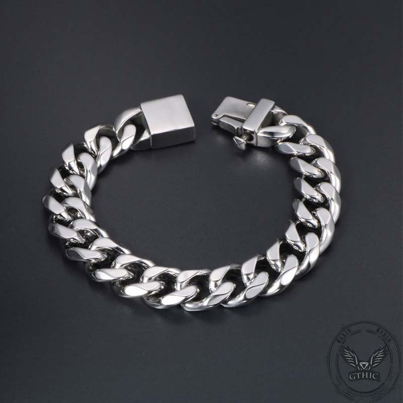 Simple Buckle Stainless Steel Bracelet