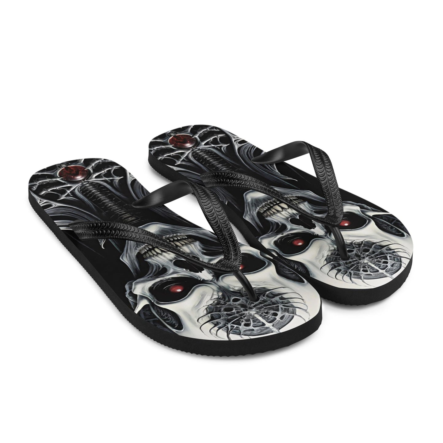 Metal Vampire Corpse 6 Gothic Flip Flops