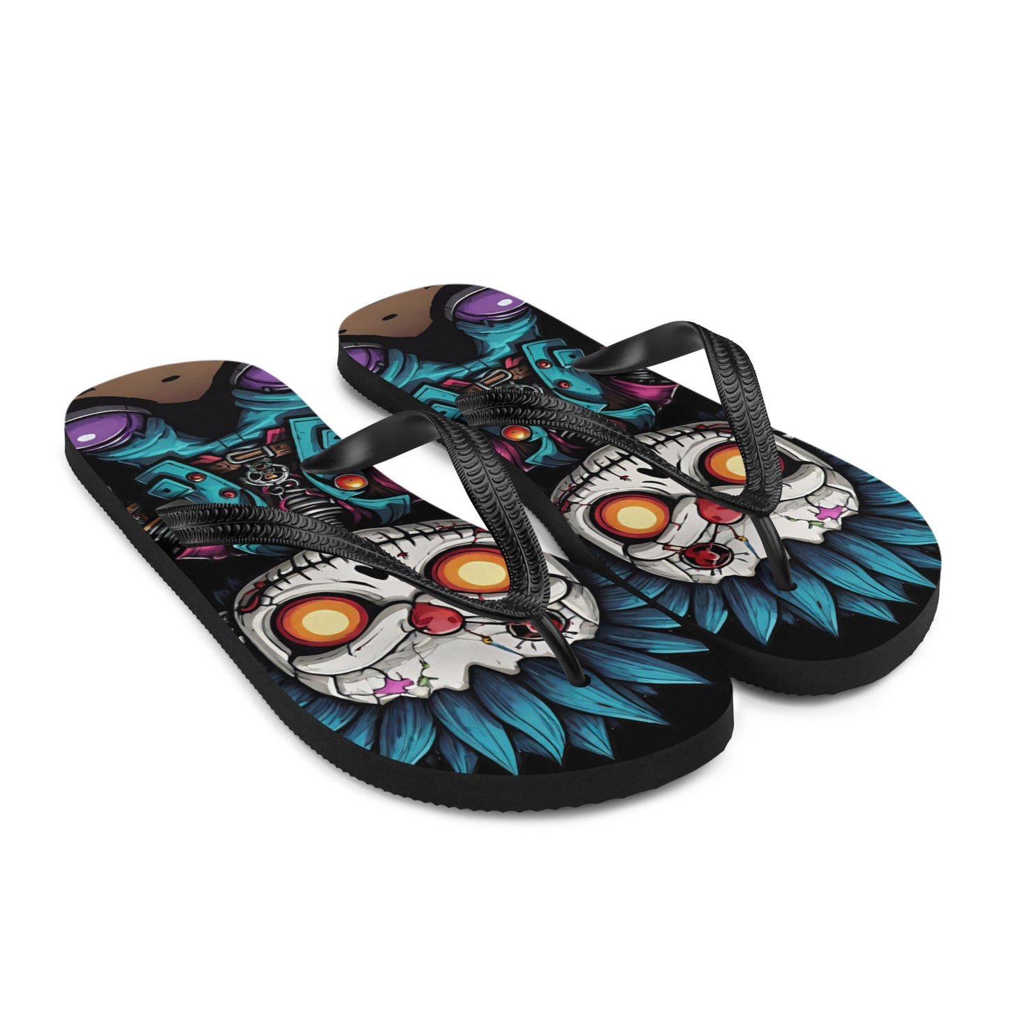 Voodoo Doll Punk Flip Flops