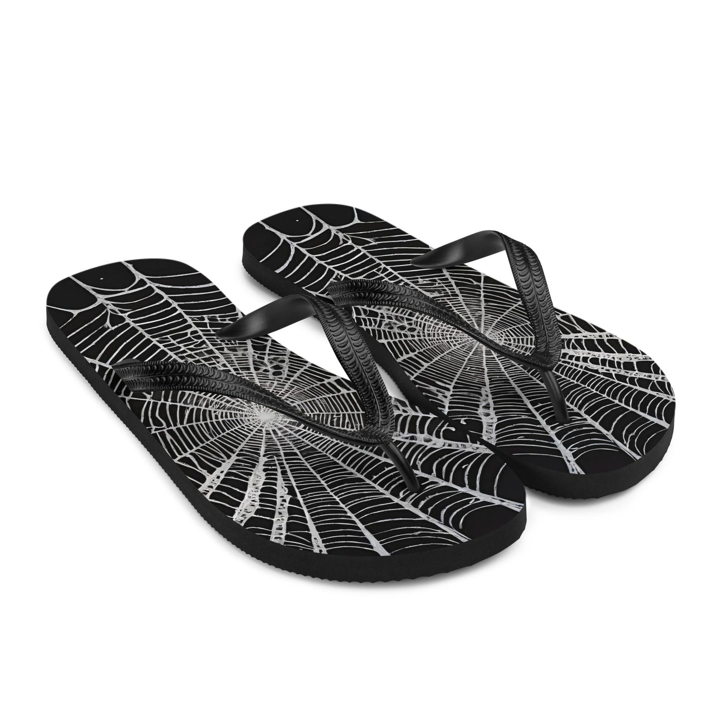 Spider Web Flip Flops