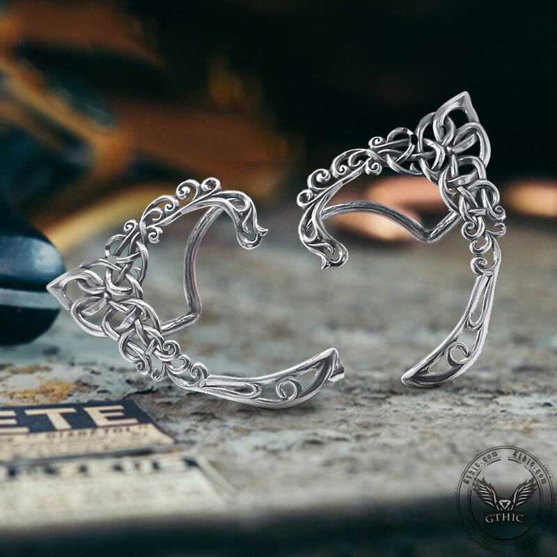 Vintage Knot Stainless Steel Elf Ear Cuff