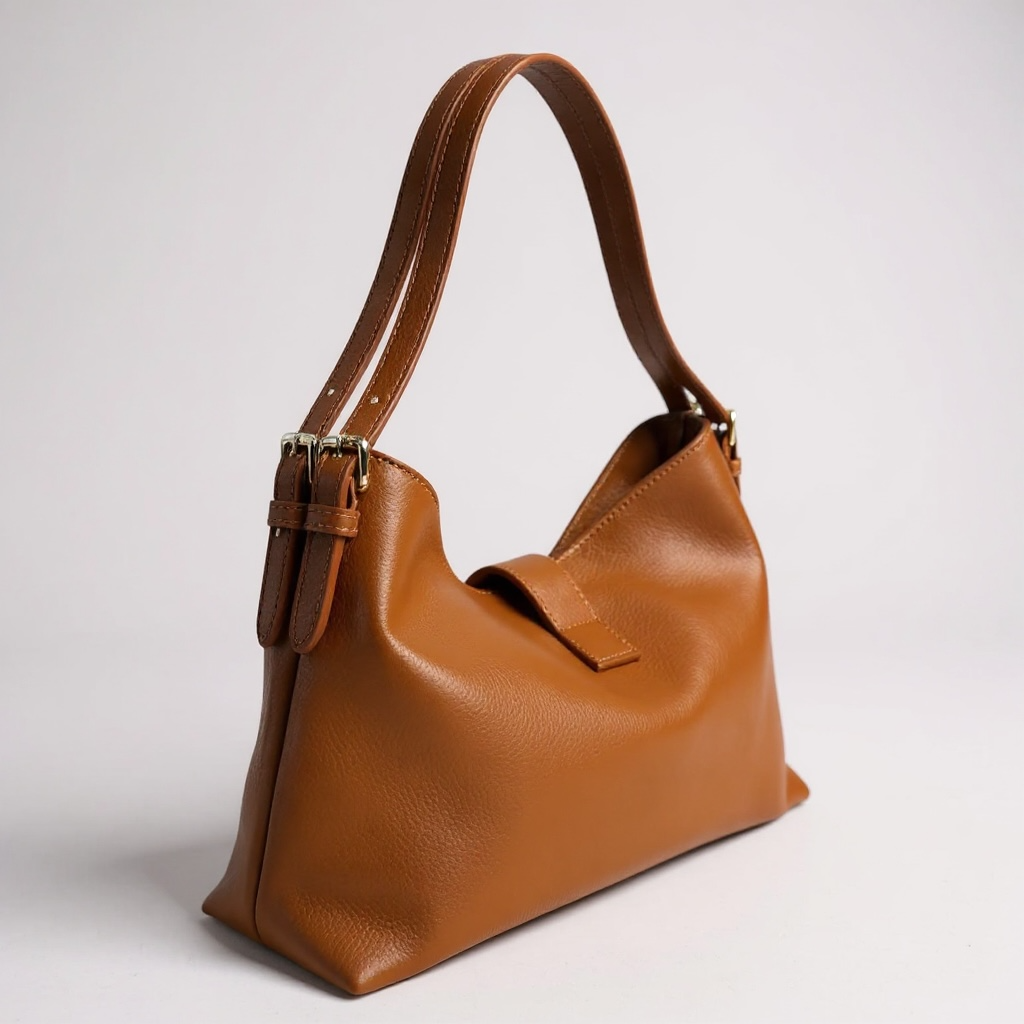 THE CLARA LEATHER SLOUCH BAG
