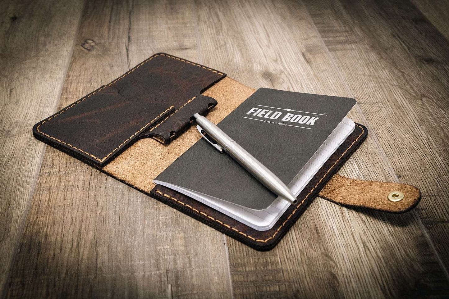 Leather Field Notes Cover -  Walnut Brown
