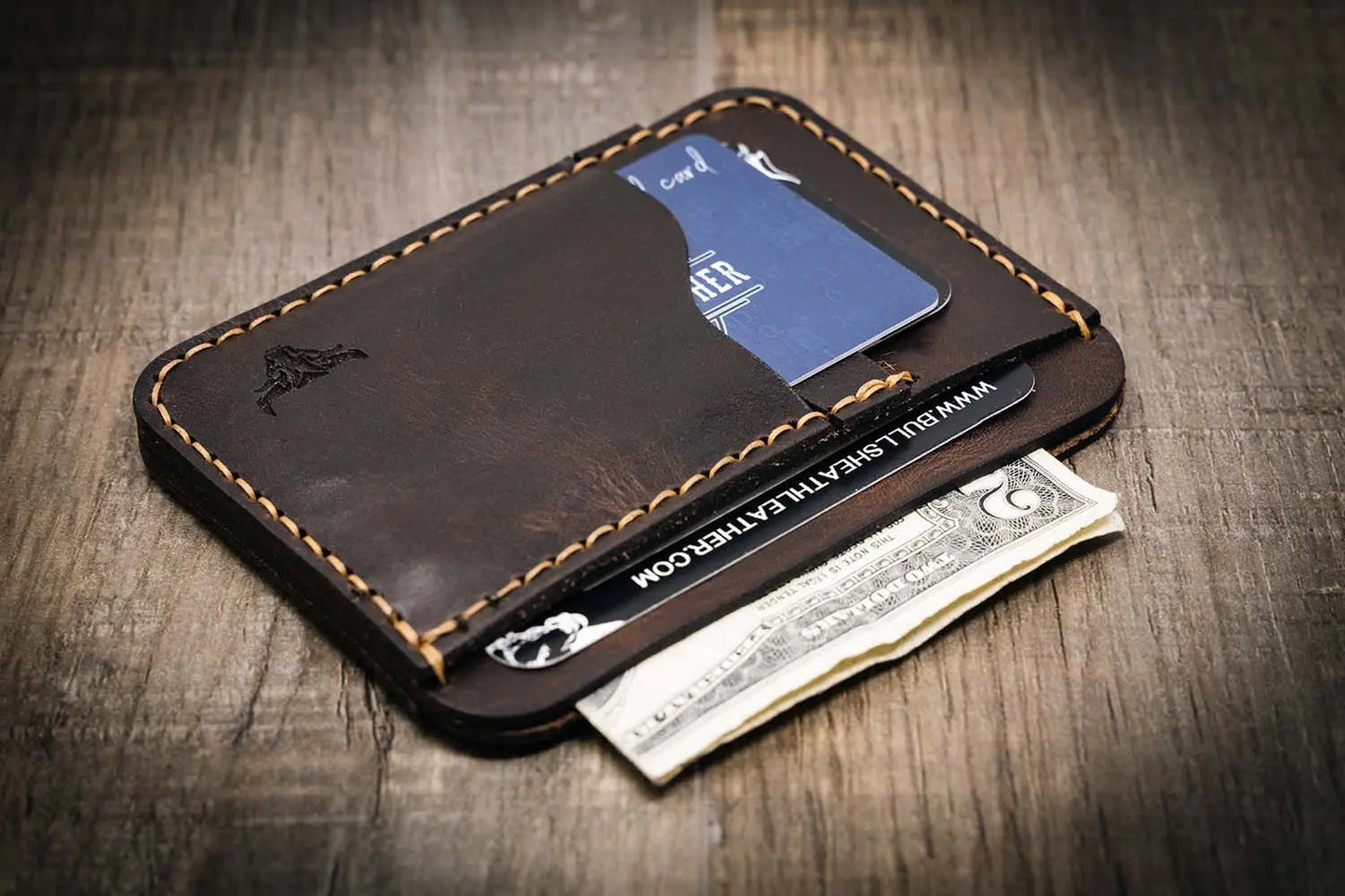 Mansfield Minimalist Wallet - Walnut Brown