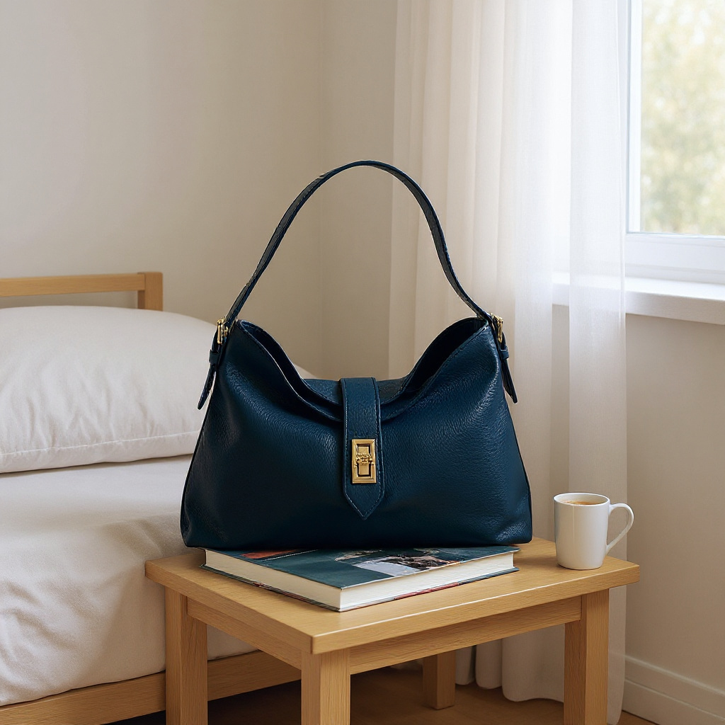 THE CLARA LEATHER SLOUCH BAG