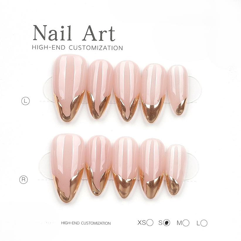 1056- Handmade press on nails fake nails removable Handmade Drawing Nails