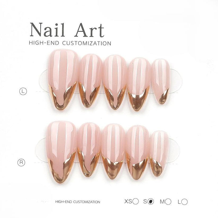 1056- Handmade press on nails fake nails removable Handmade Drawing Nails