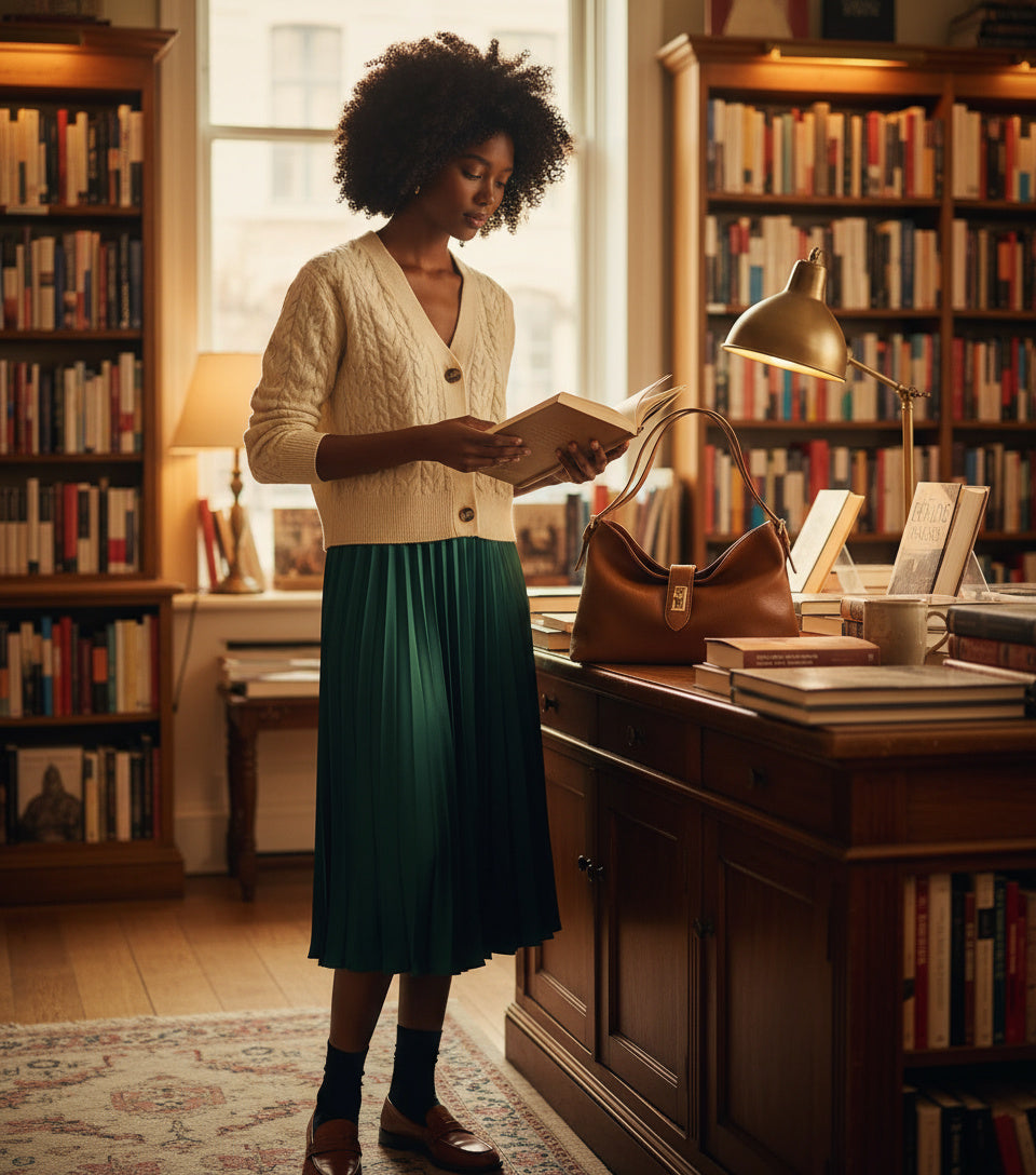 THE CLARA LEATHER SLOUCH BAG