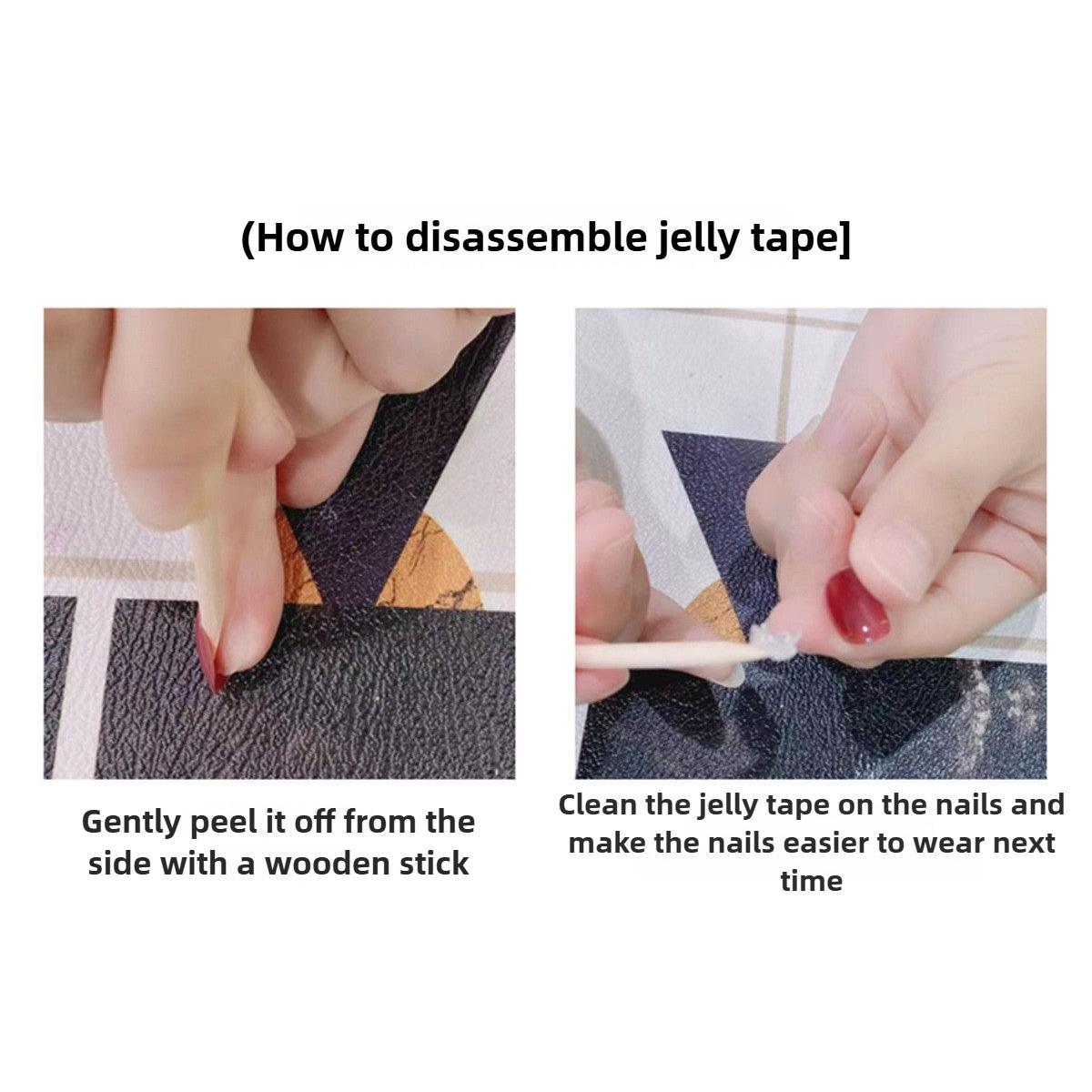 1065 Handmade Nail Wear Nail Art Reusable Press on Nails False Nails