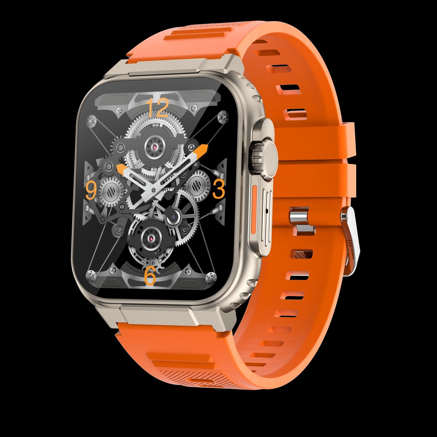 A70 Smart watch 1.96 inch BTCall 600mha SmartWatch for Men Women IP68 Waterproof HR Fitness Bracelet Sport