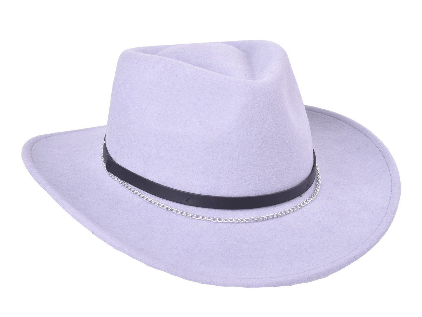 Outdoor Merino Wool for Woman Felt Hat Cattle Queen