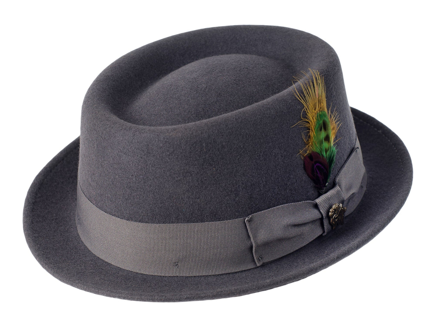 Wool Felt Classic Hat Pork Pie Stingy
