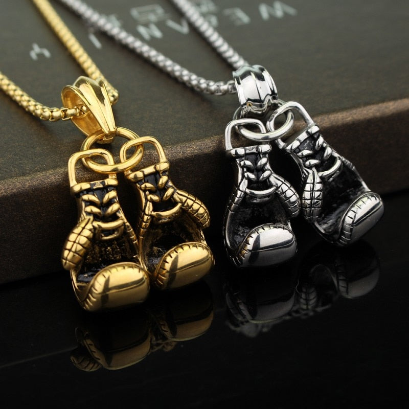 Boxing Gloves Necklace