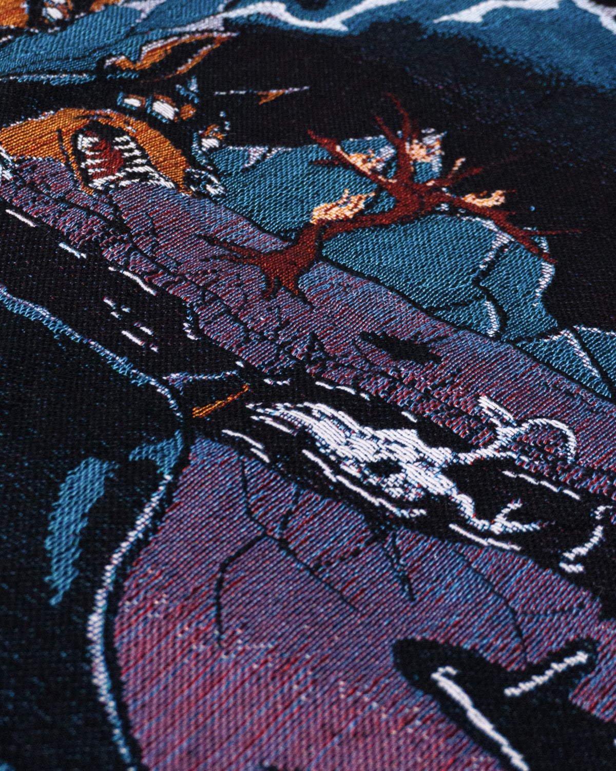 Brimstone - Doberman Cerberus Woven Blanket