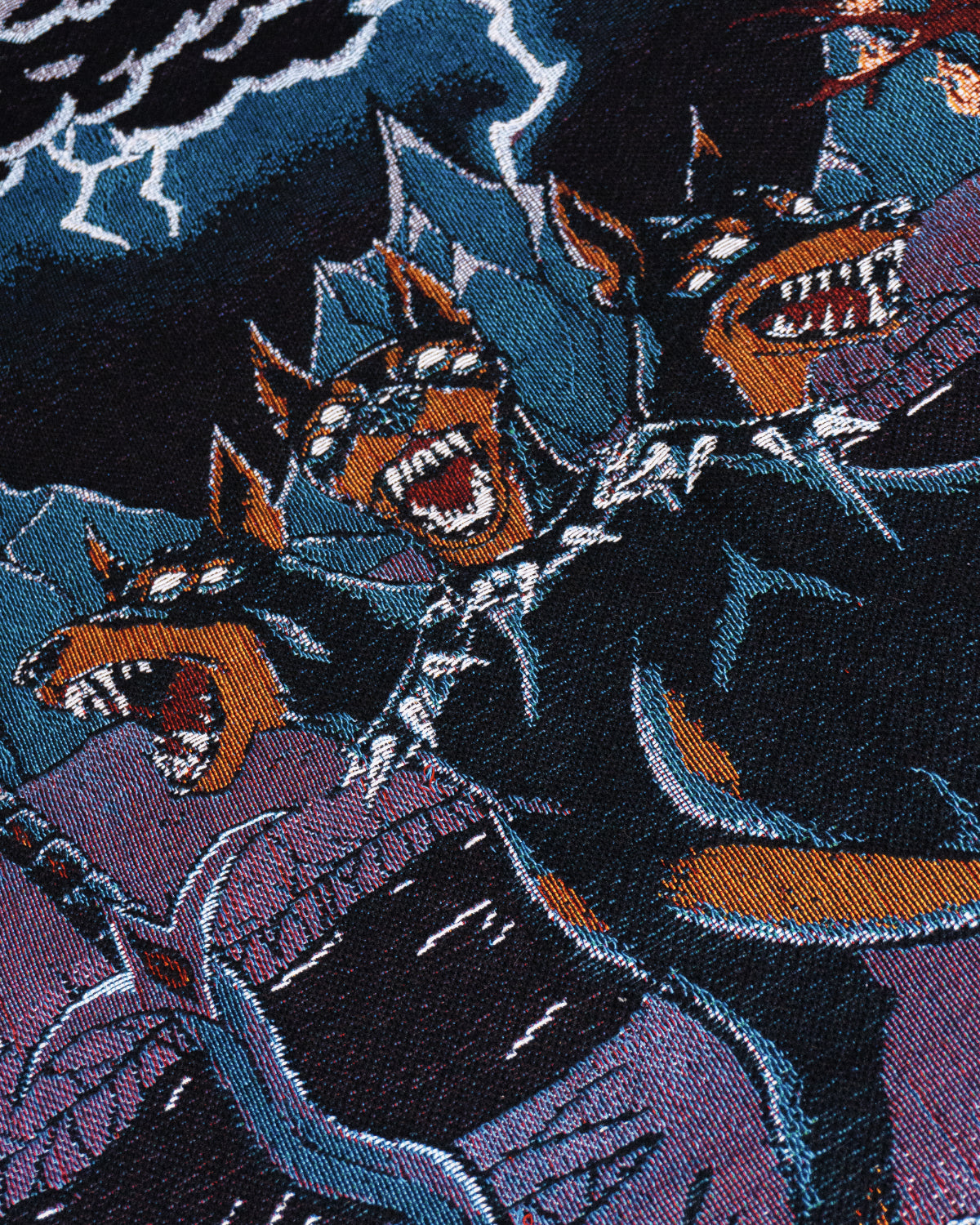 Brimstone - Doberman Cerberus Woven Blanket