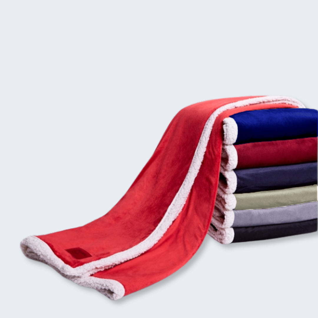 Luxury Sherpa Throw – Plush Holiday Blanket for Winter Gifts