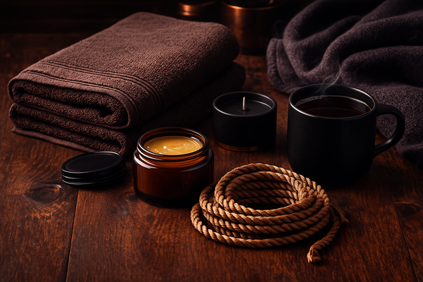 Aftercare and recovery goods from The Sub Space Boutique.