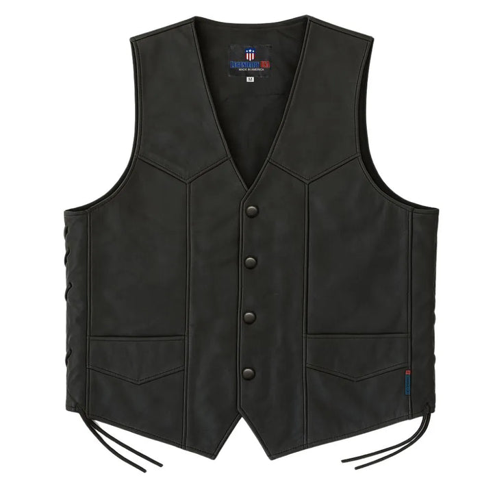 Legendary Club Style Men's Leather Motorcycle Vest