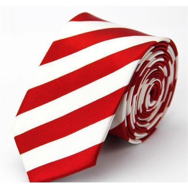 Colorful Plaids & Stripes Collection Skinny Ties - 20 Colors & Styles