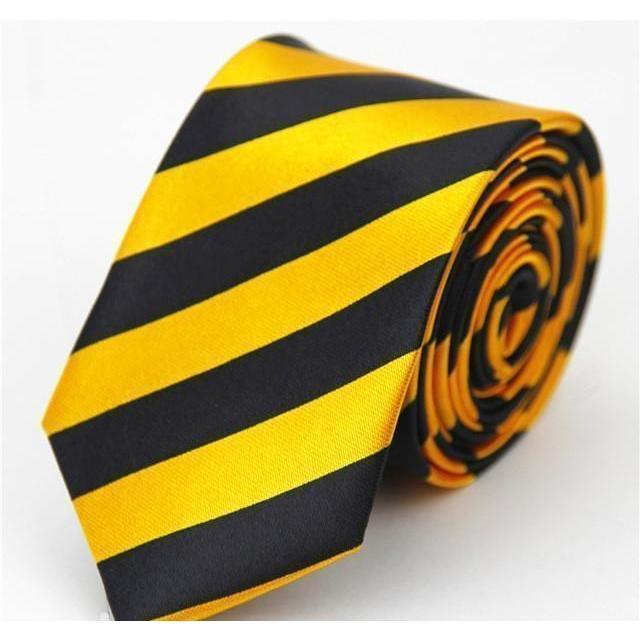 Colorful Plaids & Stripes Collection Skinny Ties - 20 Colors & Styles