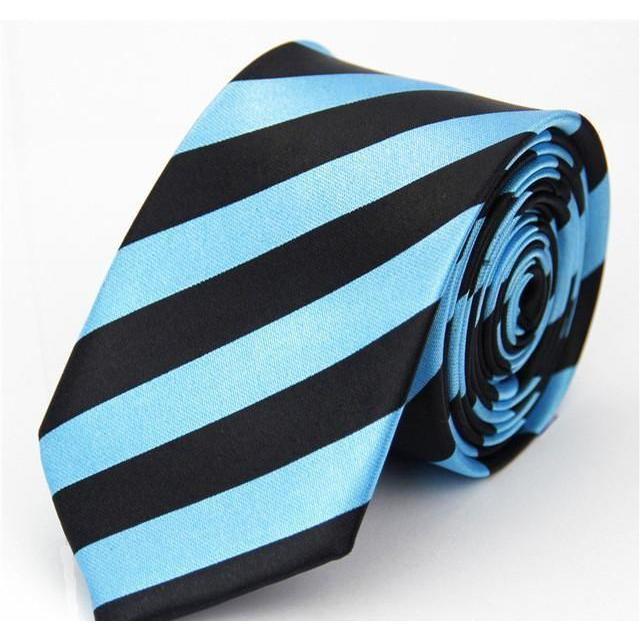 Colorful Plaids & Stripes Collection Skinny Ties - 20 Colors & Styles
