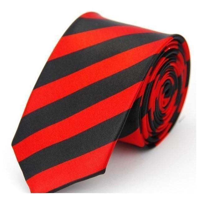 Colorful Plaids & Stripes Collection Skinny Ties - 20 Colors & Styles