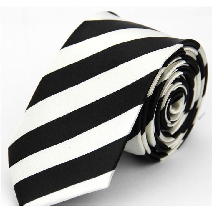 Colorful Plaids & Stripes Collection Skinny Ties - 20 Colors & Styles