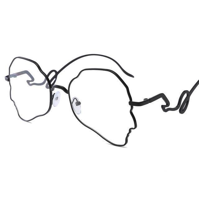 Eccentric Wavy Frame Sunglasses