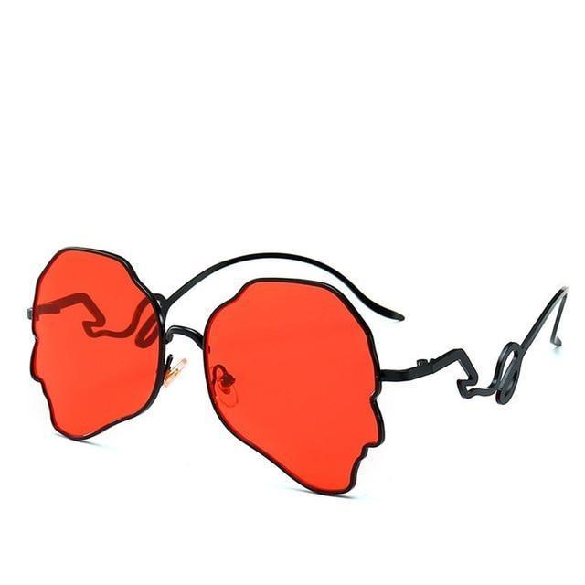 Eccentric Wavy Frame Sunglasses