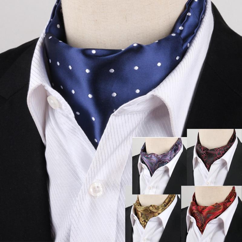Elegant Collection Ascot/Cravat Ties - Multiple Colors & Styles