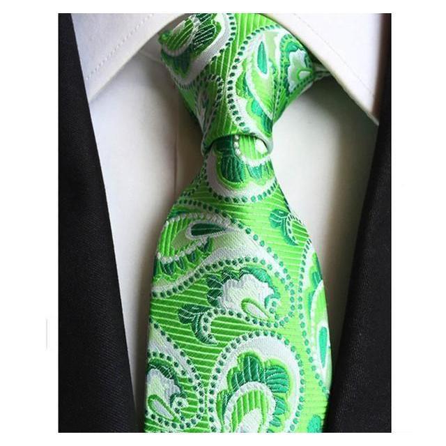 Floral Collection Wide Neckties - 14 Colors & Styles