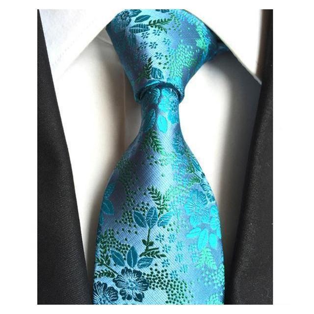 Floral Collection Wide Neckties - 14 Colors & Styles