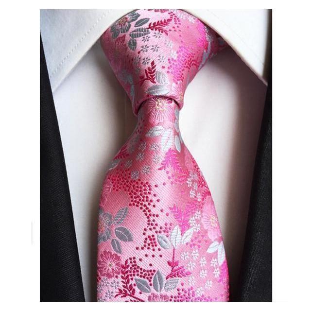 Floral Collection Wide Neckties - 14 Colors & Styles